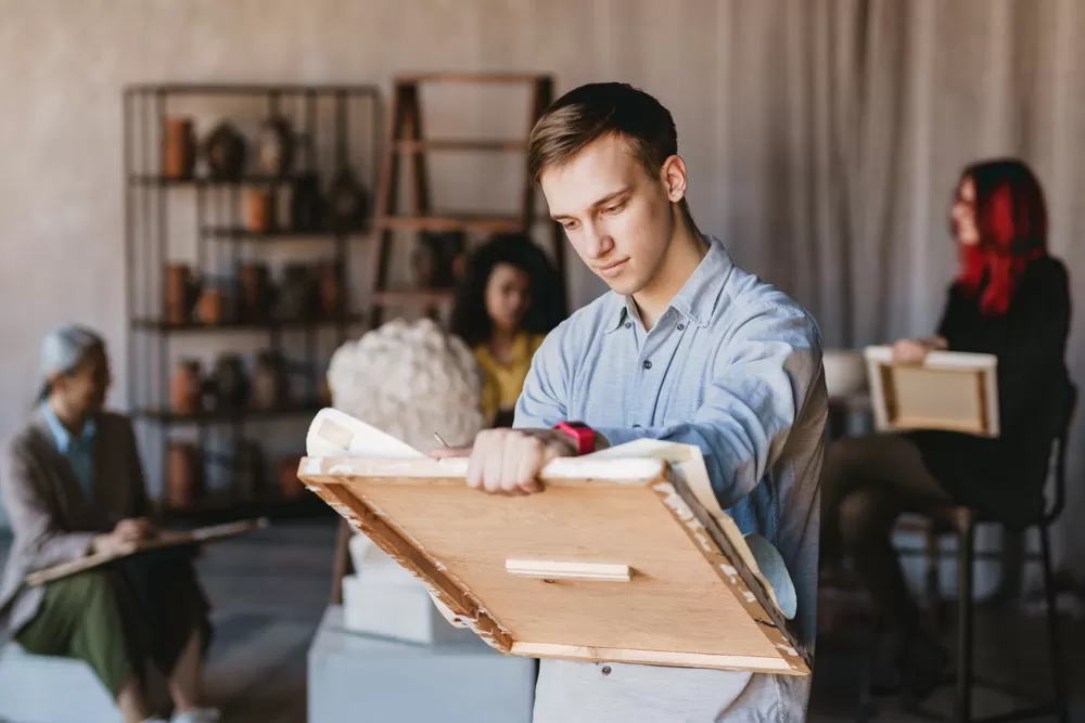 büst çizim workshop