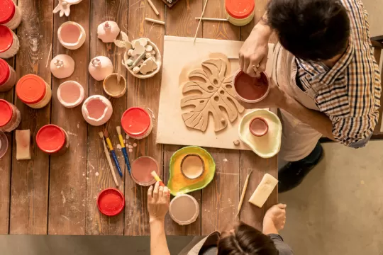 ağaç boyama atölyesi