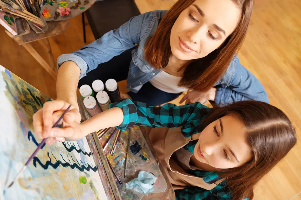 özel çocuk resim kursu workshop