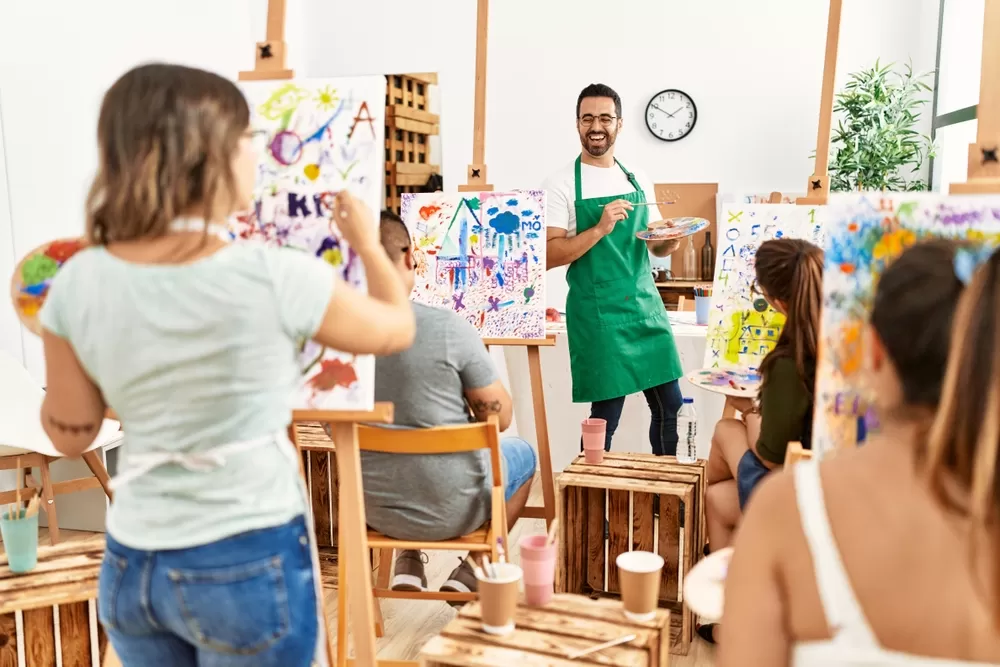 uygulamalı kurumsal hobi resim eğitimi